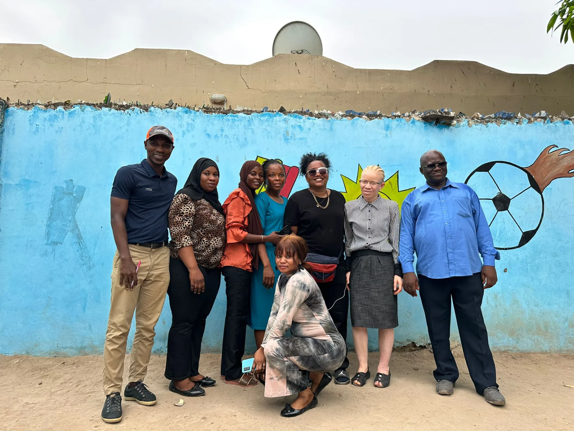 HHF visiting a school